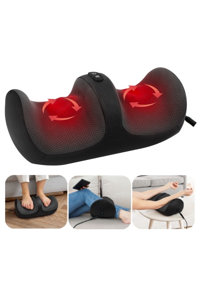 Foot Massager with Heat, Feet and Calf Massager Machine with Massage Roller